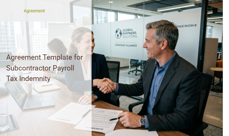 Mitigating Liability: Indemnity Agreement Templates for Subcontractor Payroll Tax Compliance Image