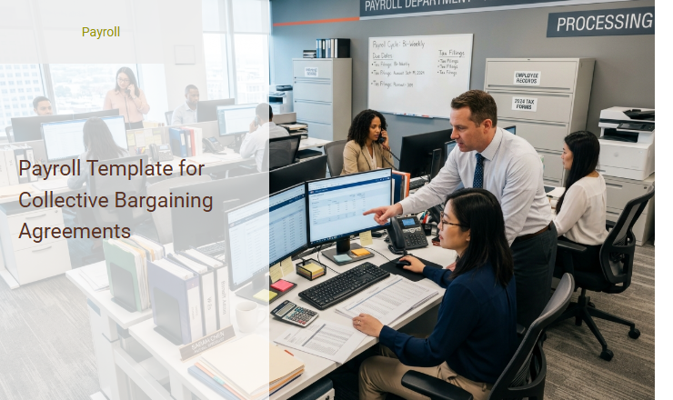 Simplifying Union Payroll: Essential Template Formats for Collective Bargaining Agreement Compliance Image