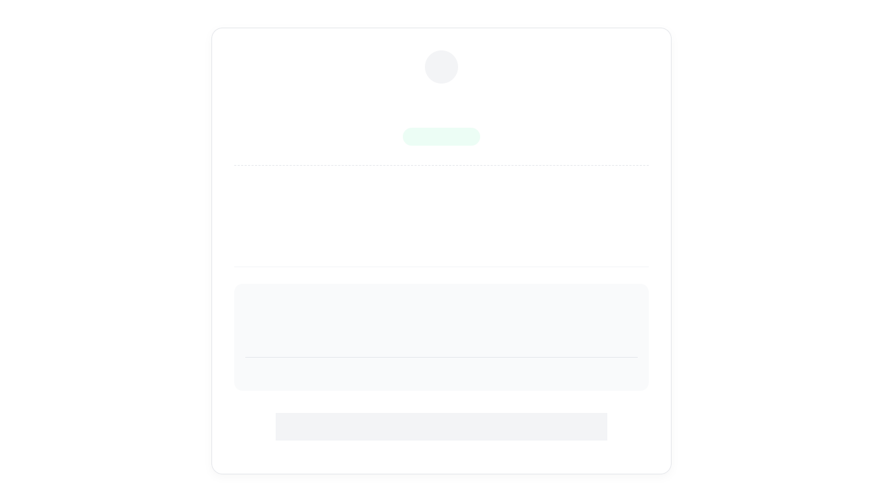 Digital Payment Transaction Receipt PDF
