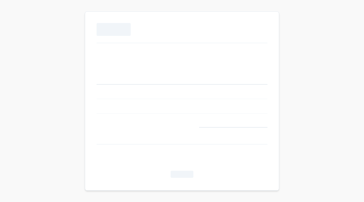 Online Store Digital Purchase Receipt Layout