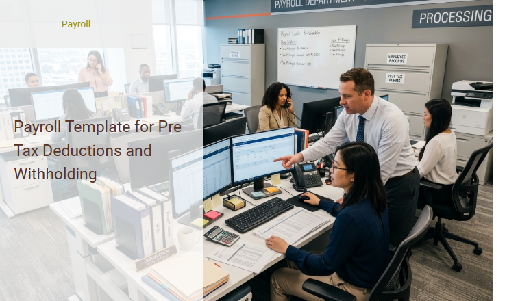 Resolving Payroll Complexity: Essential Templates for Pre-Tax Deductions and Withholding Image