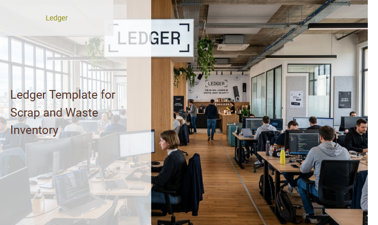 Optimizing Waste Tracking: Specialized Ledger Templates for Scrap and Material Inventory Control Image