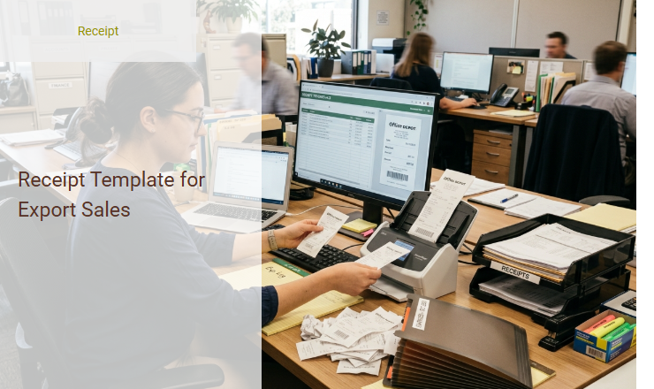 Streamlining Global Transactions: Essential Receipt Templates for Complex Export Sales Image