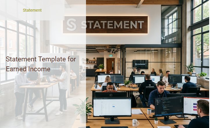 Simplifying Verification: Standardized Earned Income Statement Templates for Every Professional Scenario Image