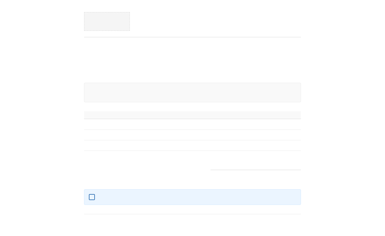 Standard Scheduled Interval Invoice Template